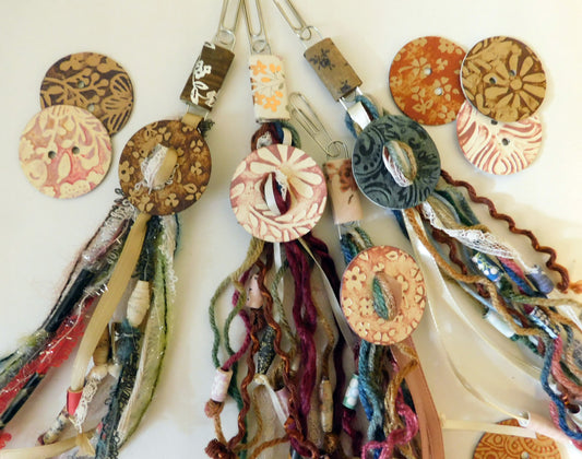 Boho Button Paperclip Bead Dangles - Easy DIY Tutorial