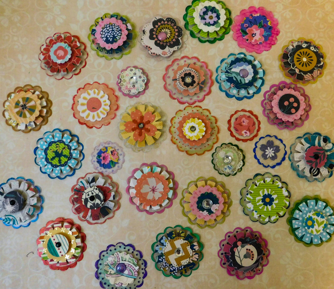 Acetate Stickers from Recycled Materials