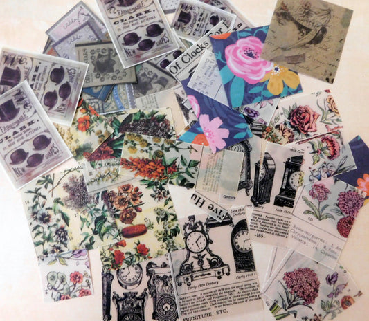 Faux Transparent Stickers – Wax Vellum Tissue Paper
