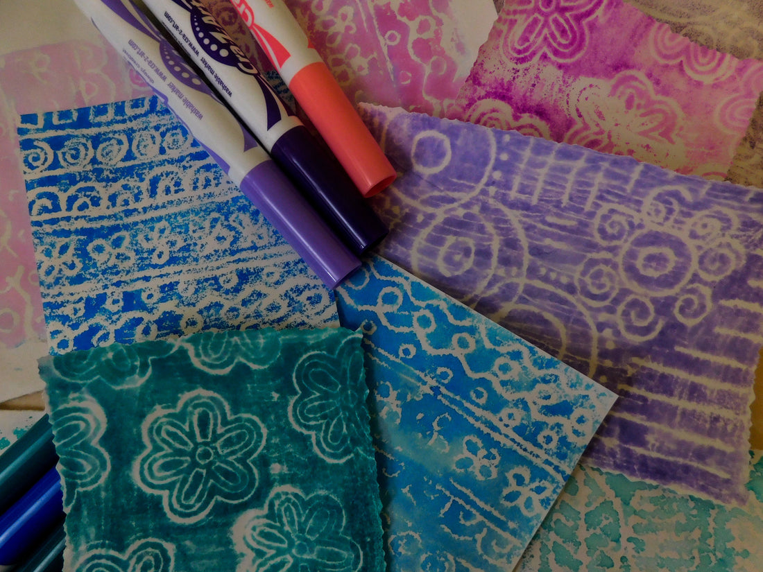 Foam Board Marker Prints