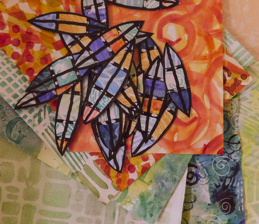 Get Primitive With Collage Fodder