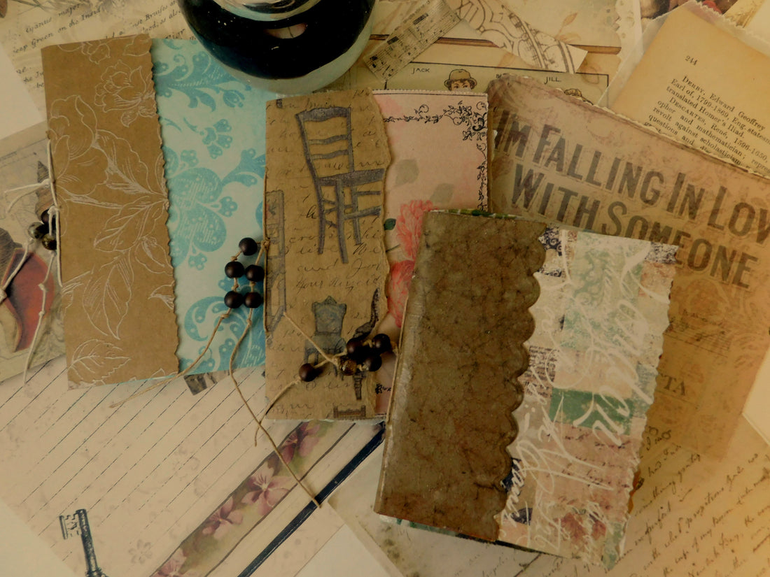 Mini Books From Scraps