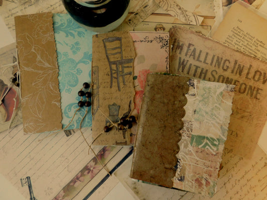 Mini Books From Scraps