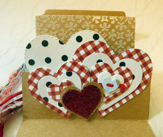 Valentine Pop Up Card Holder