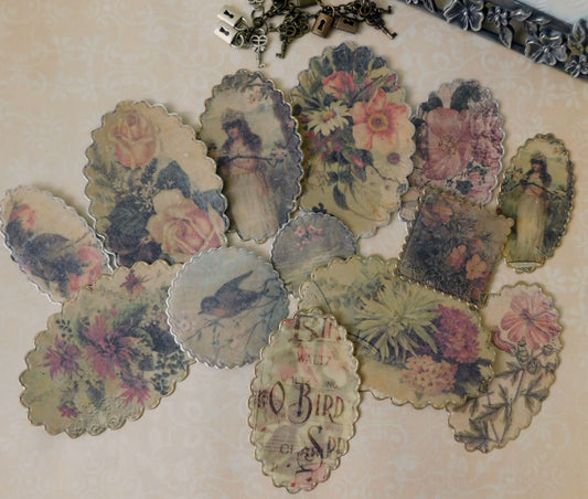 Wax Paper Vignettes – Embellishments Or Ephemera