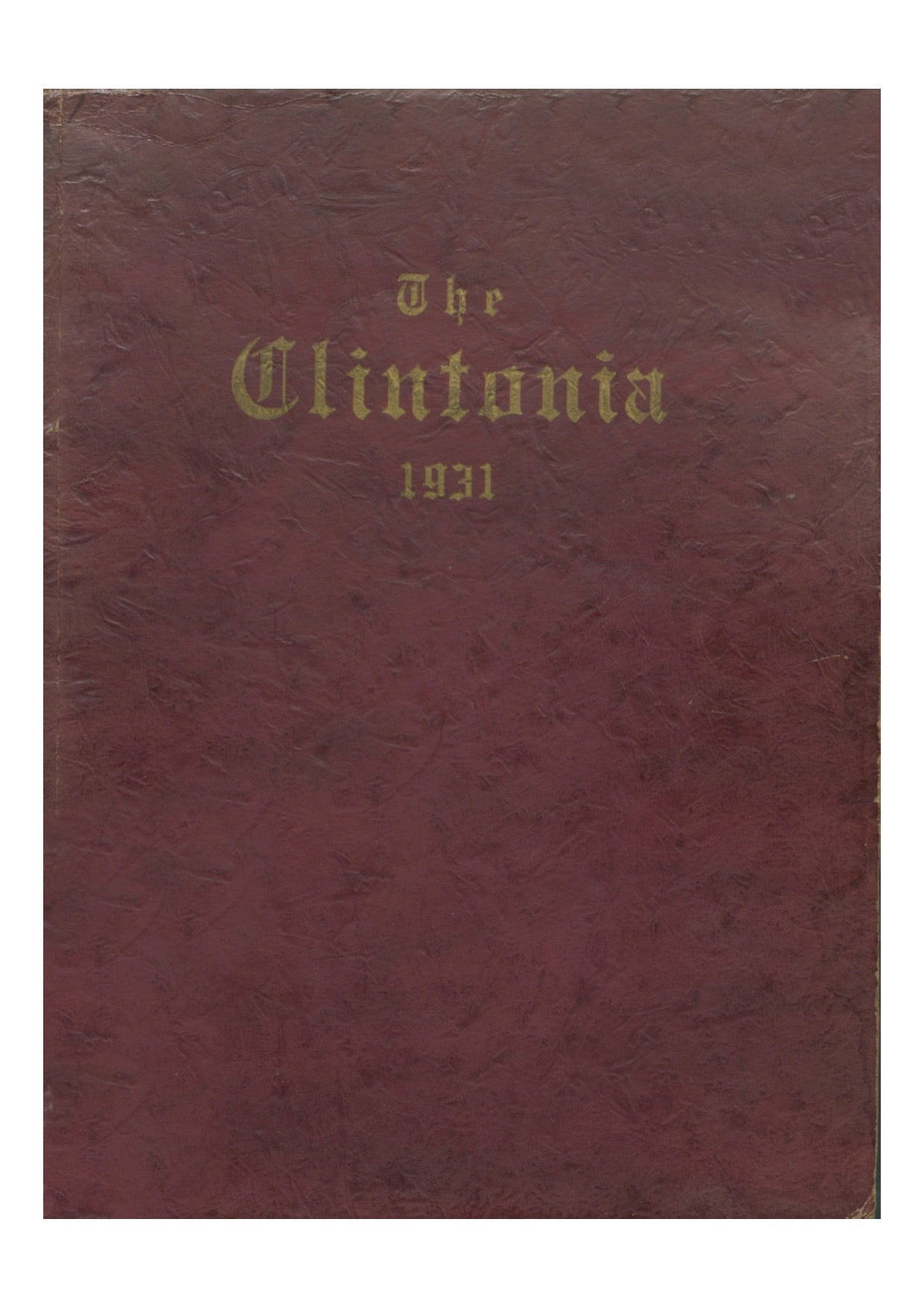 The Clintonia 1931
