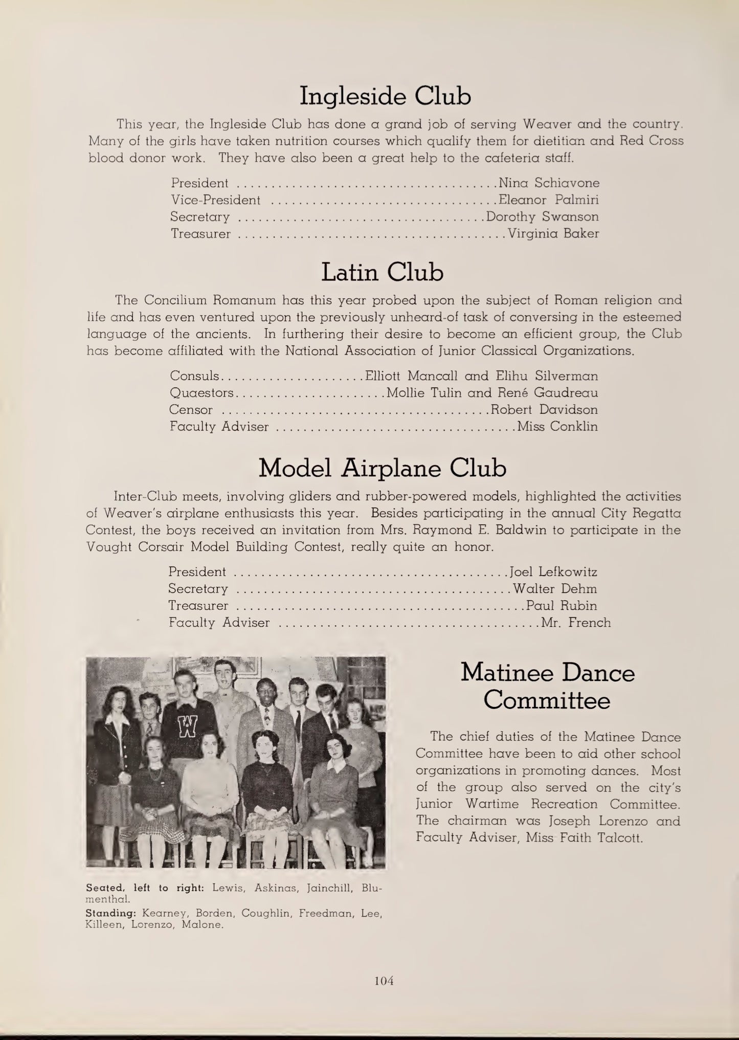 Weaver High Yearbook The Portal 1944