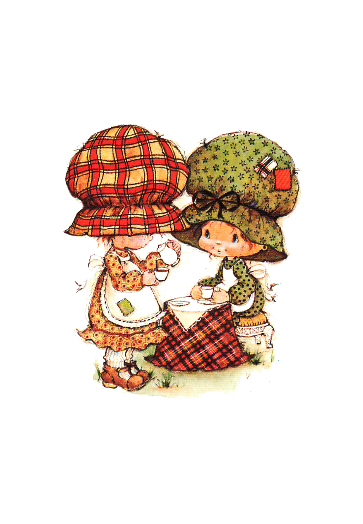 Bonnie Illustration Collection Digital Designer Kit - PNG, Full color, transparent black text and originals too! ZIP file only