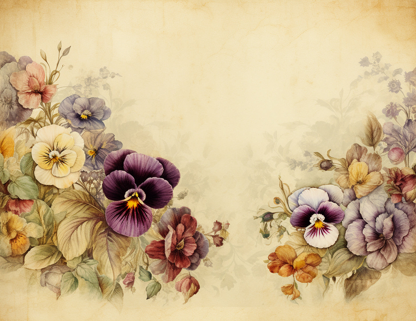 Pansies Paper Collection