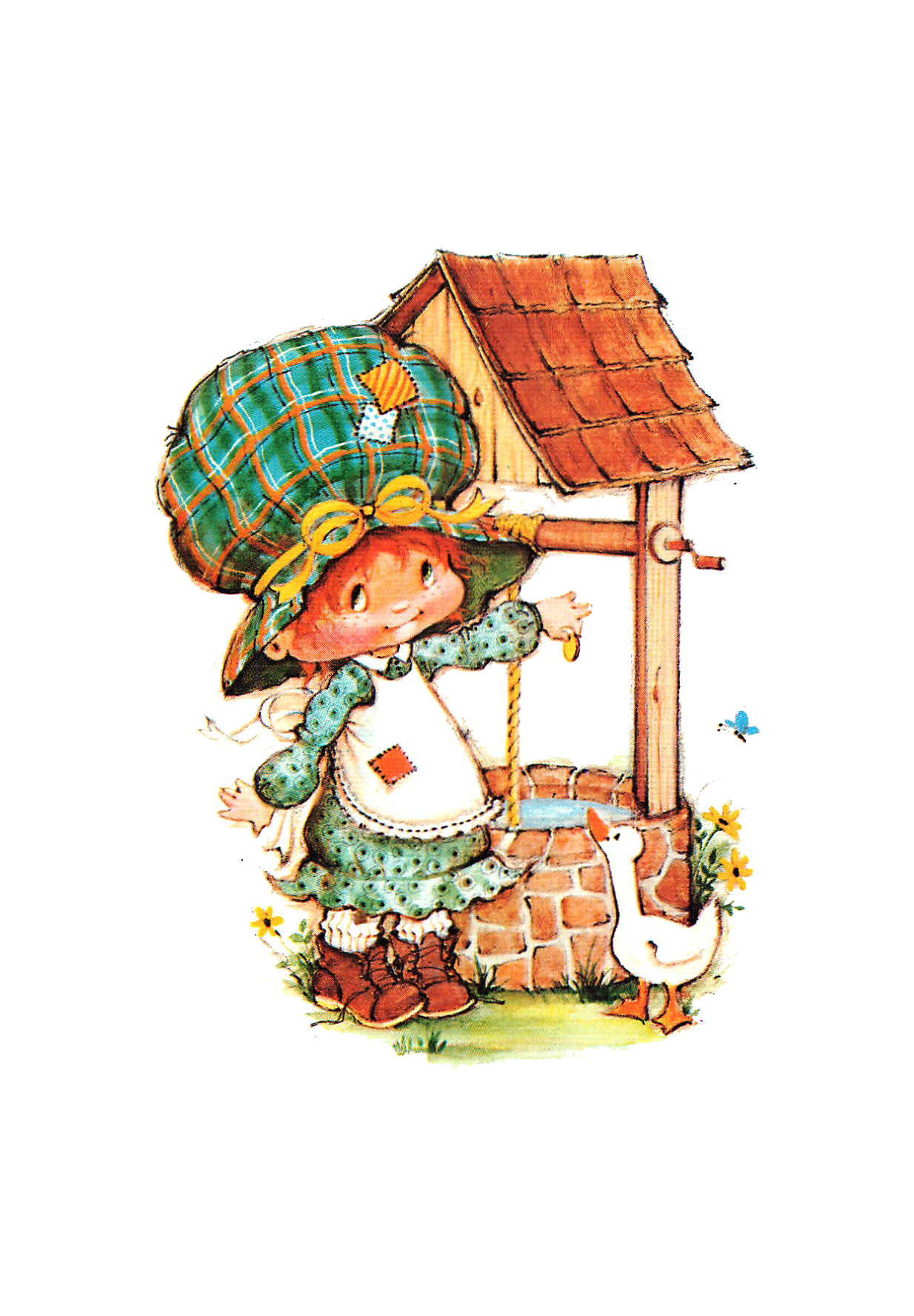 Bonnie Illustration Collection Digital Designer Kit - PNG, Full color, transparent black text and originals too! ZIP file only