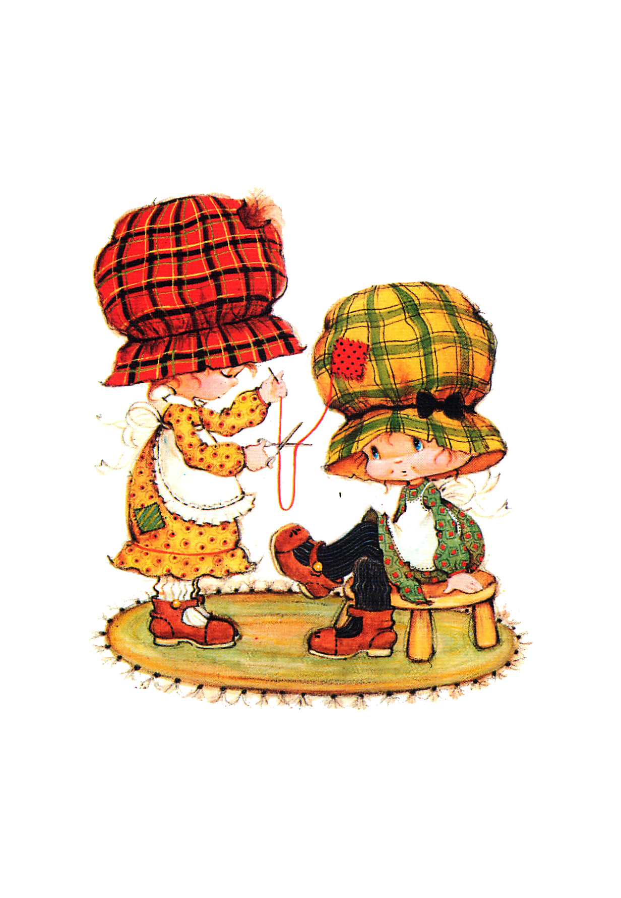 Bonnie Illustration Collection Digital Designer Kit - PNG, Full color, transparent black text and originals too! ZIP file only