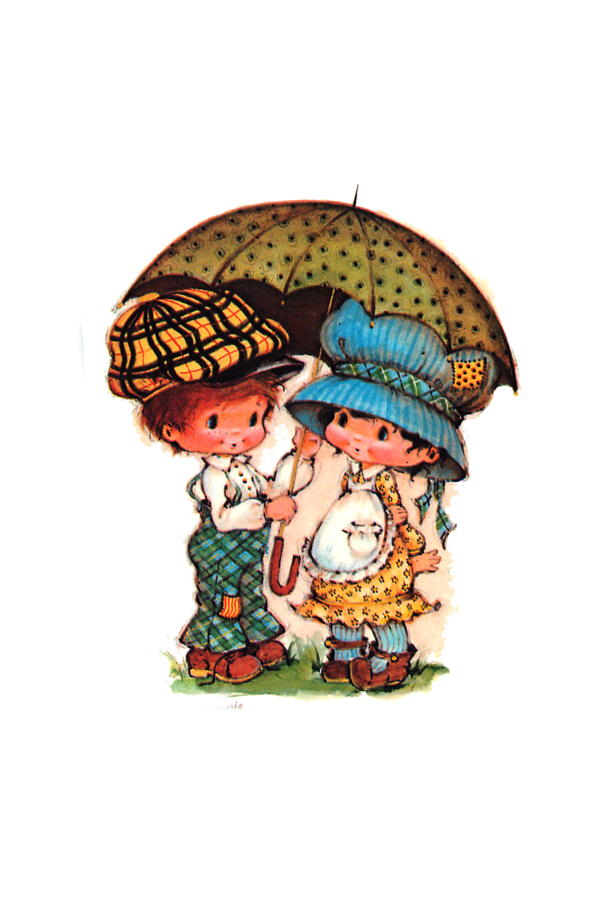 Bonnie Illustration Collection Digital Designer Kit - PNG, Full color, transparent black text and originals too! ZIP file only