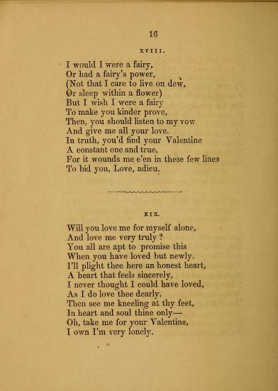 Valentines. 1849