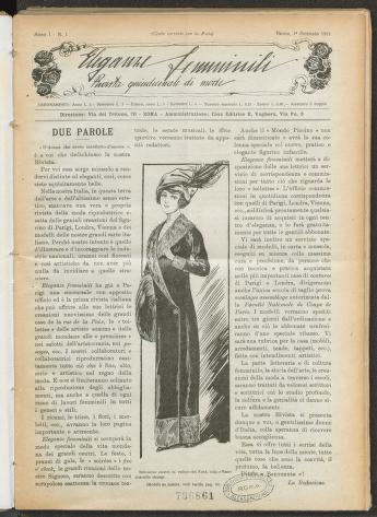 Eleganze femminili 1911