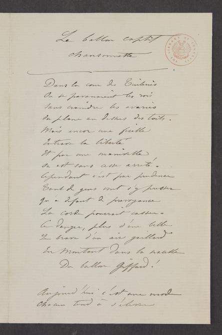 Aeronauts. Giffard, Henri. Captive Balloon Flights, Tickets, Publicity, Souvenirs, 1878