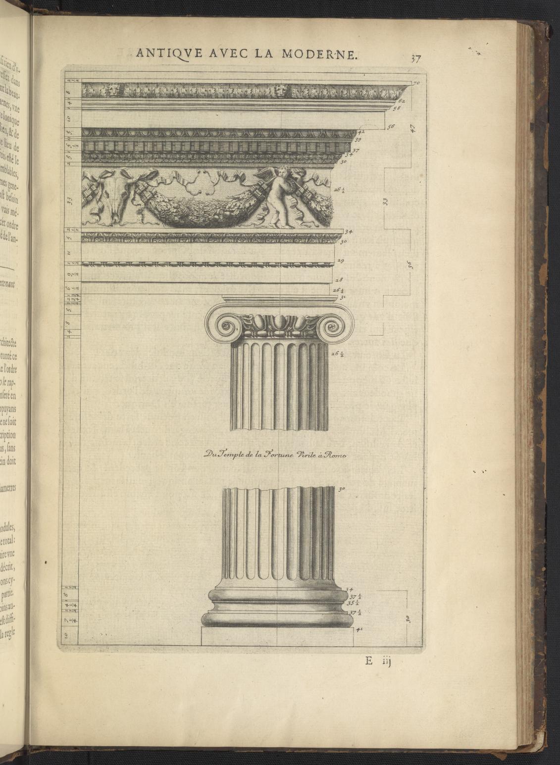 Parallele de l'architecture antique et de la moderne 1650