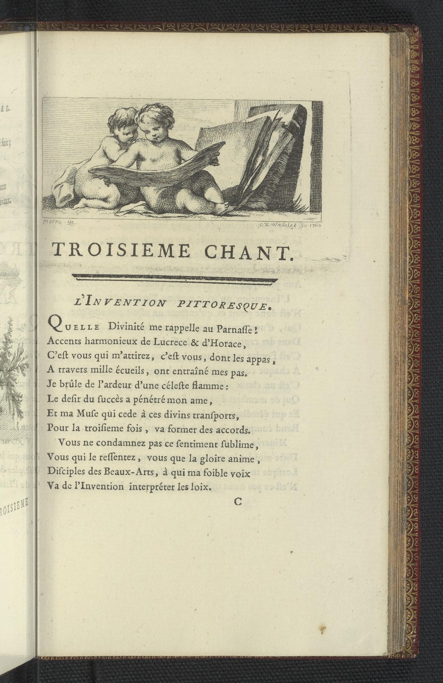 L'art de peindre. Poëme. Avec des réflexions sur les différentes parties de la peinture. 1760