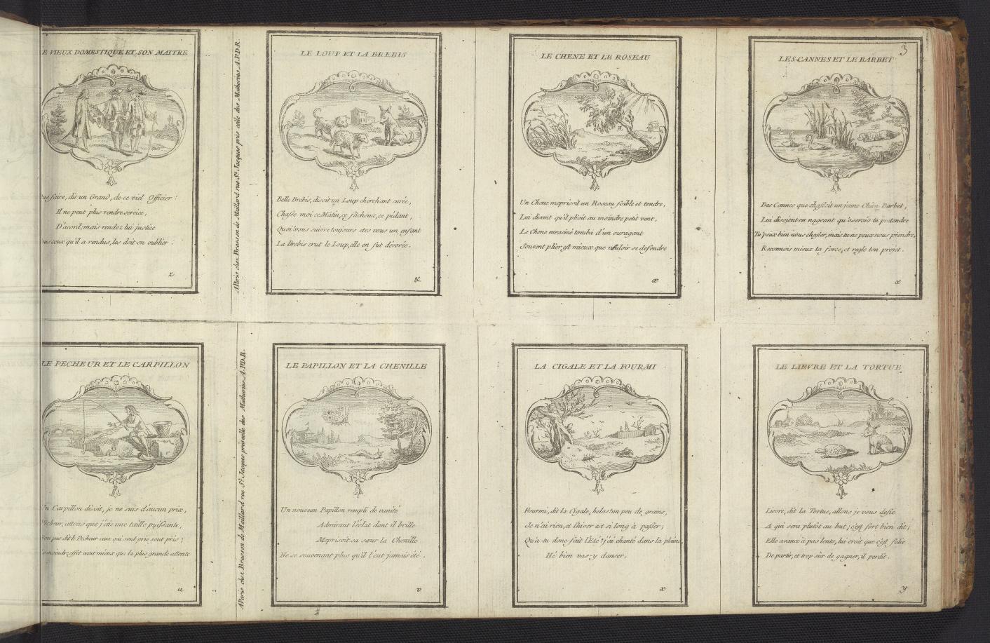 Collection de differents sujets gravés : sçavoir, de petits emblêmes 1770