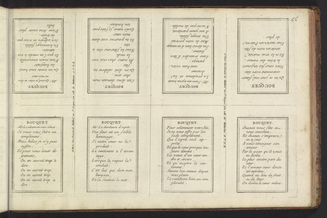 Collection de differents sujets gravés : sçavoir, de petits emblêmes 1770
