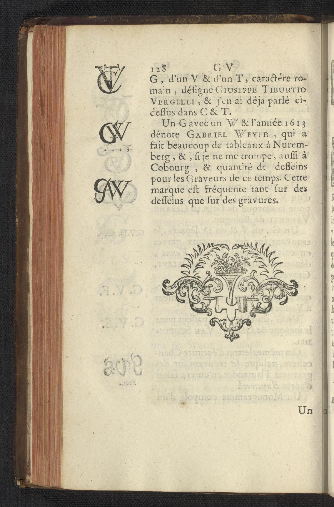Dictionnaire Des Monogrammes 1750