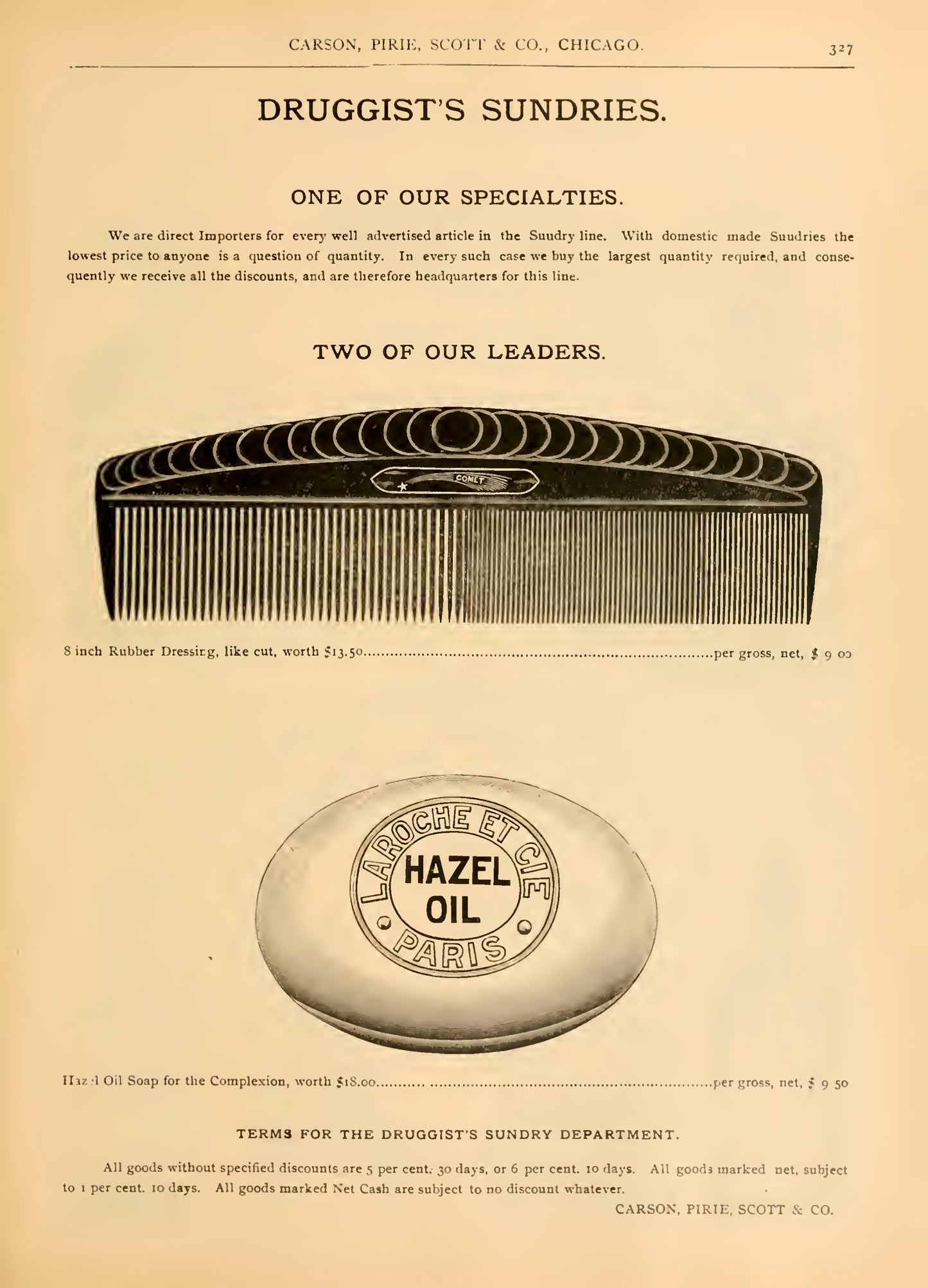 Carson Pirie Scott Illustrated Catalogue of Staple and Fancy Notions 1893