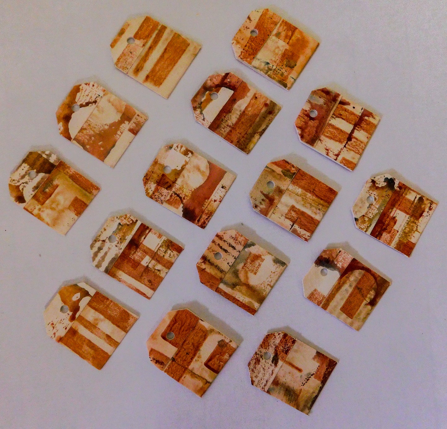 Painted Paper Tiny Tags 1