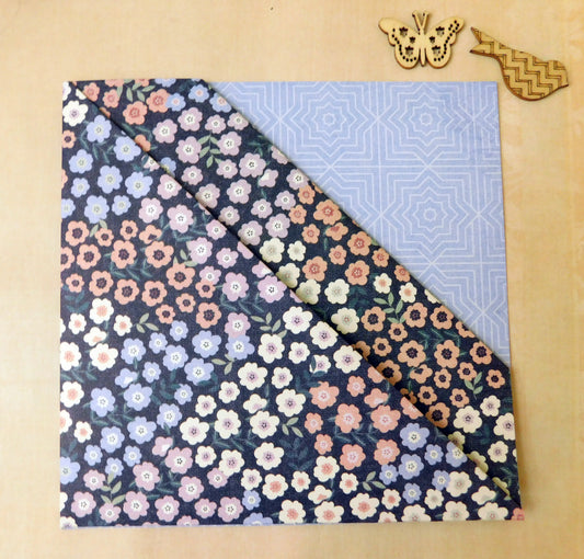 How to Make a Book Cover or Holder with One Sheet of 12x12" Paper #13