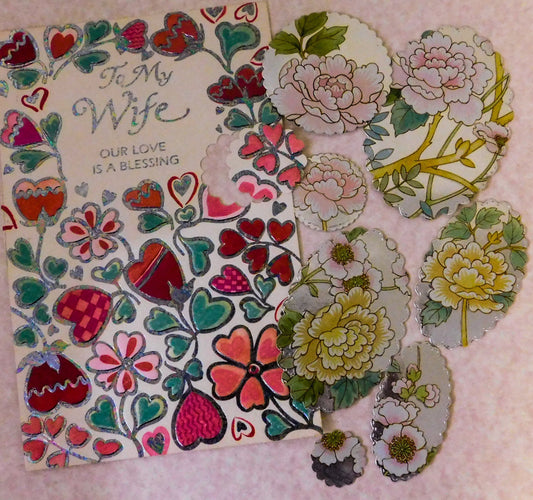 Make Deluxe Stickers From Fancy Cards