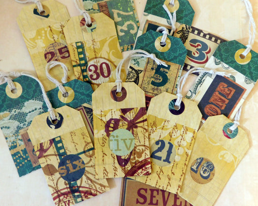 DIY Luggage or Coin Collector Tag Set