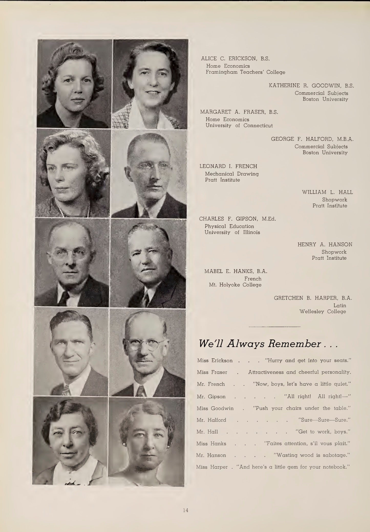 Weaver High Yearbook The Portal 1942