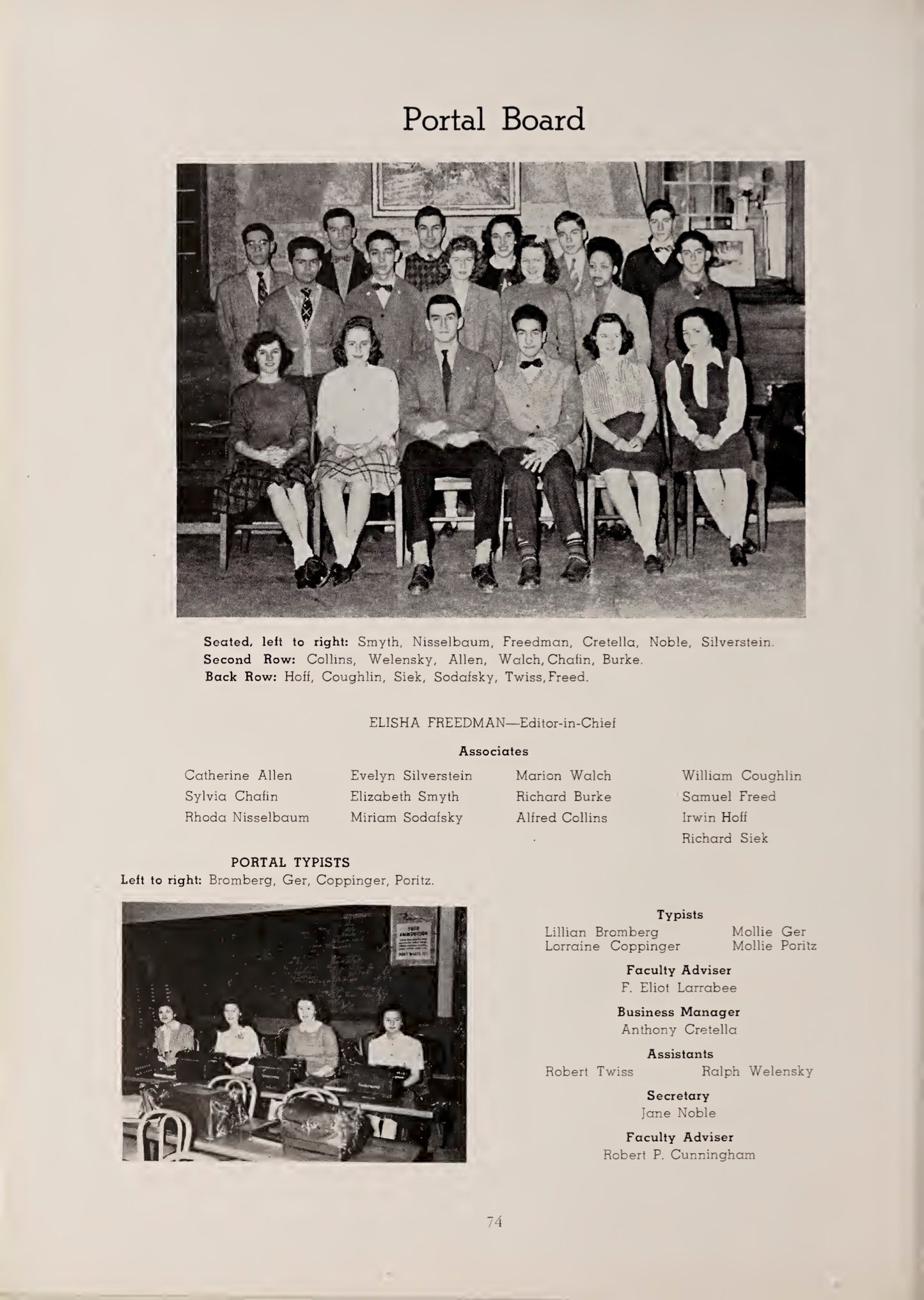 Weaver High Yearbook The Portal 1944