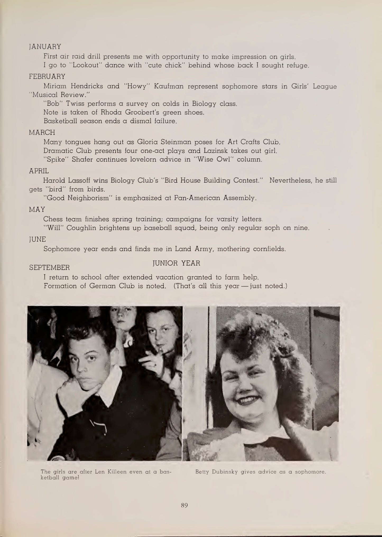 Weaver High Yearbook The Portal 1944