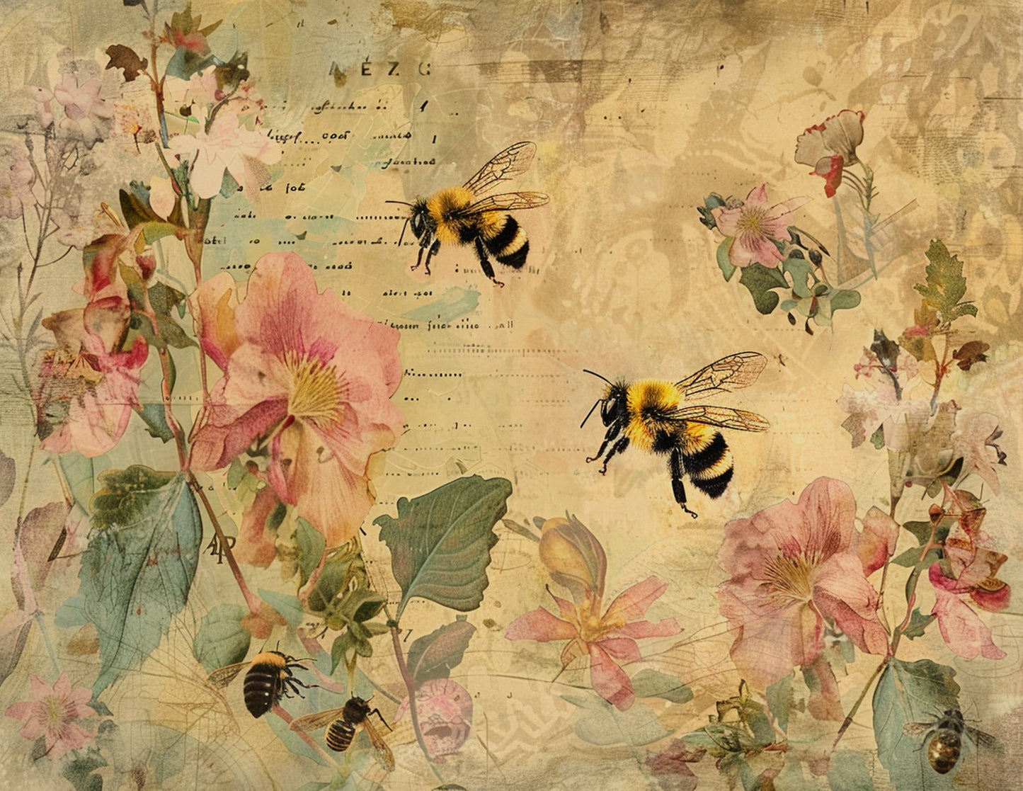 Bees and Flowers Paper Collection And ABC's of Bee Culture Cyclopedia 1884