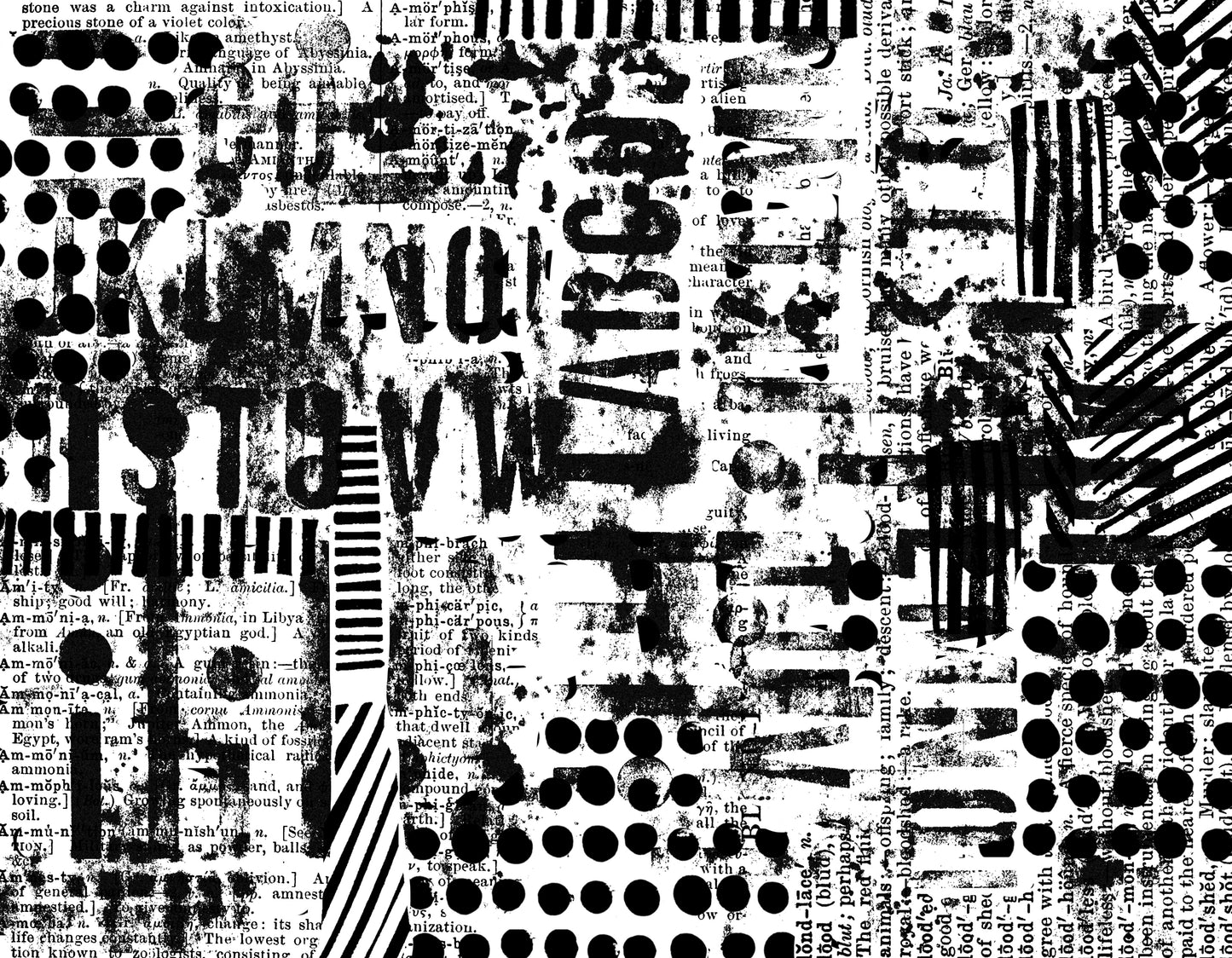 Black No. 1 Junk Journal Paper