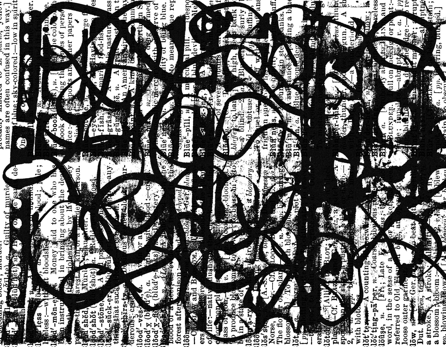 Black No. 1 Junk Journal Paper