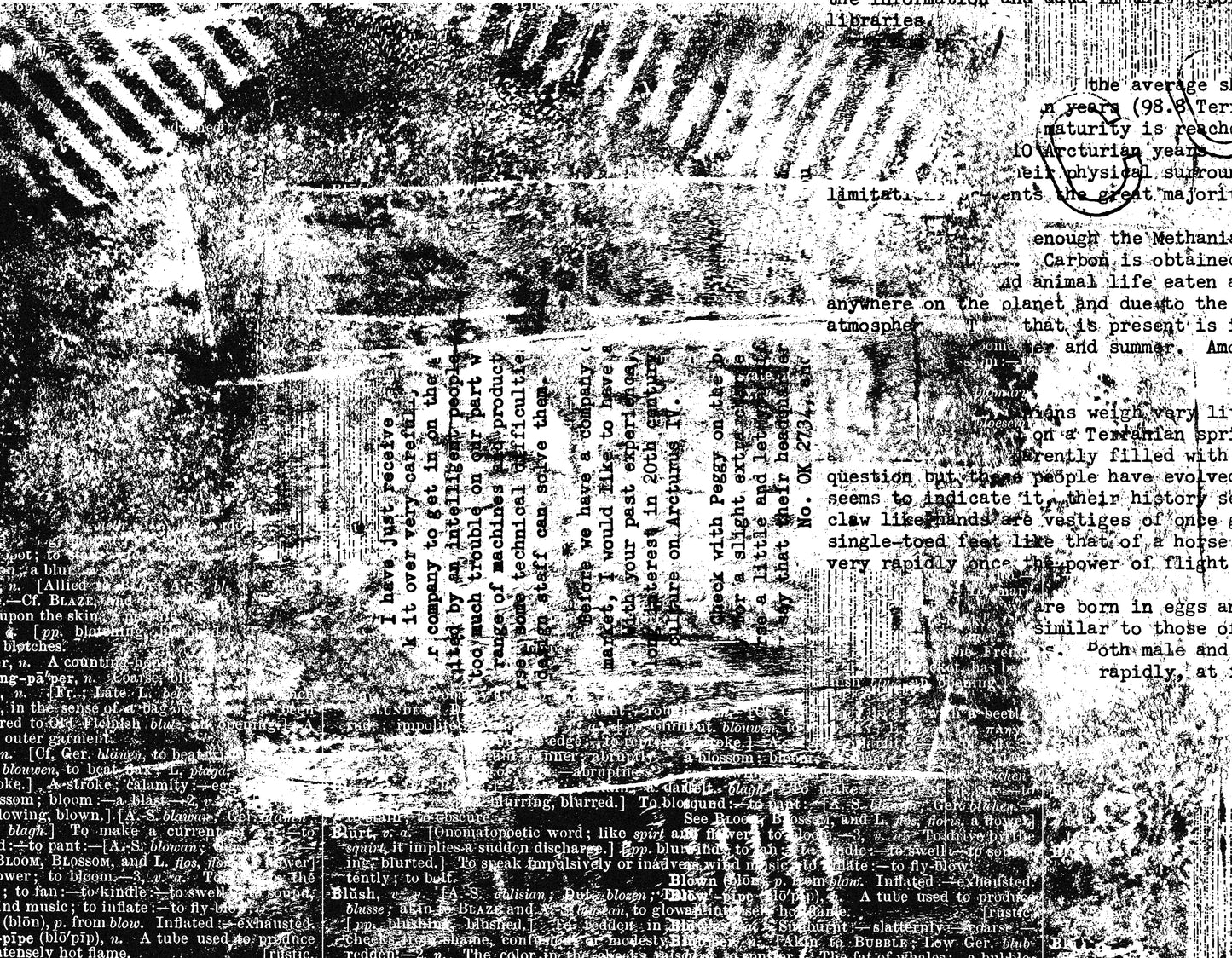 Black No. 1 Junk Journal Paper