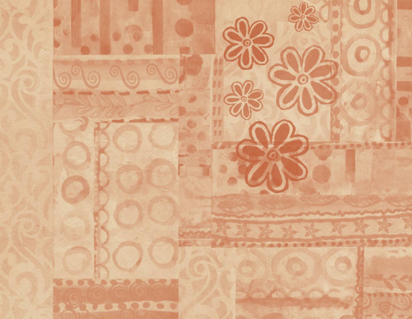 California Boho Junk Journal Paper