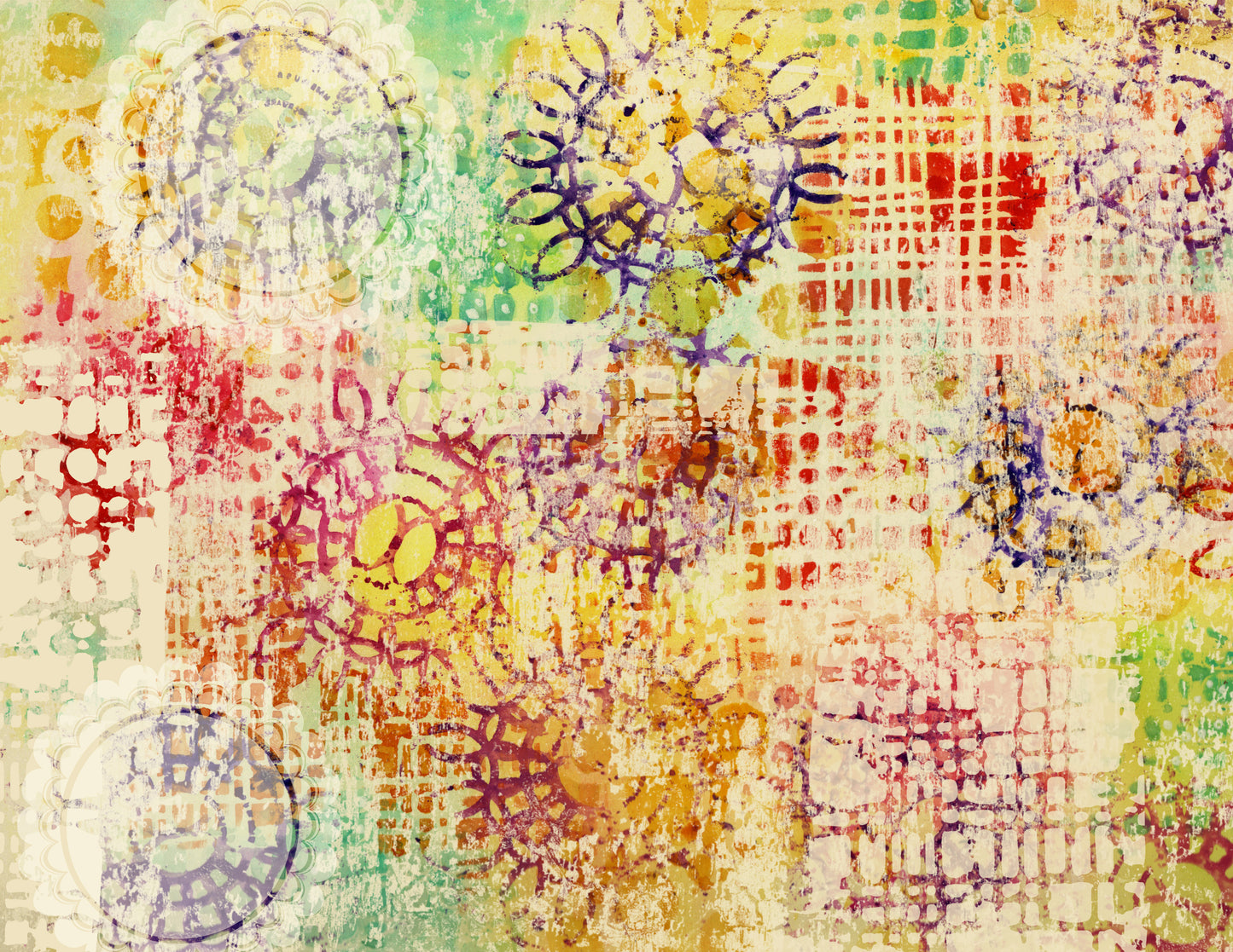 Kaleidoscope Junk Journal Paper