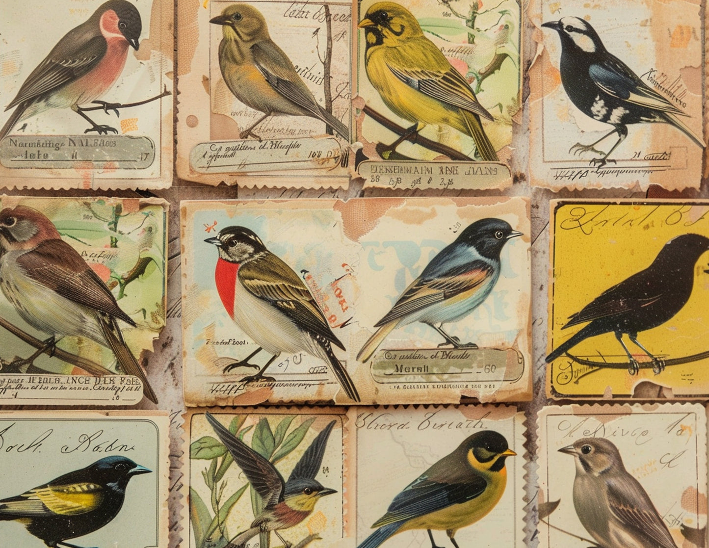 Naturalist Birds Paper Collection