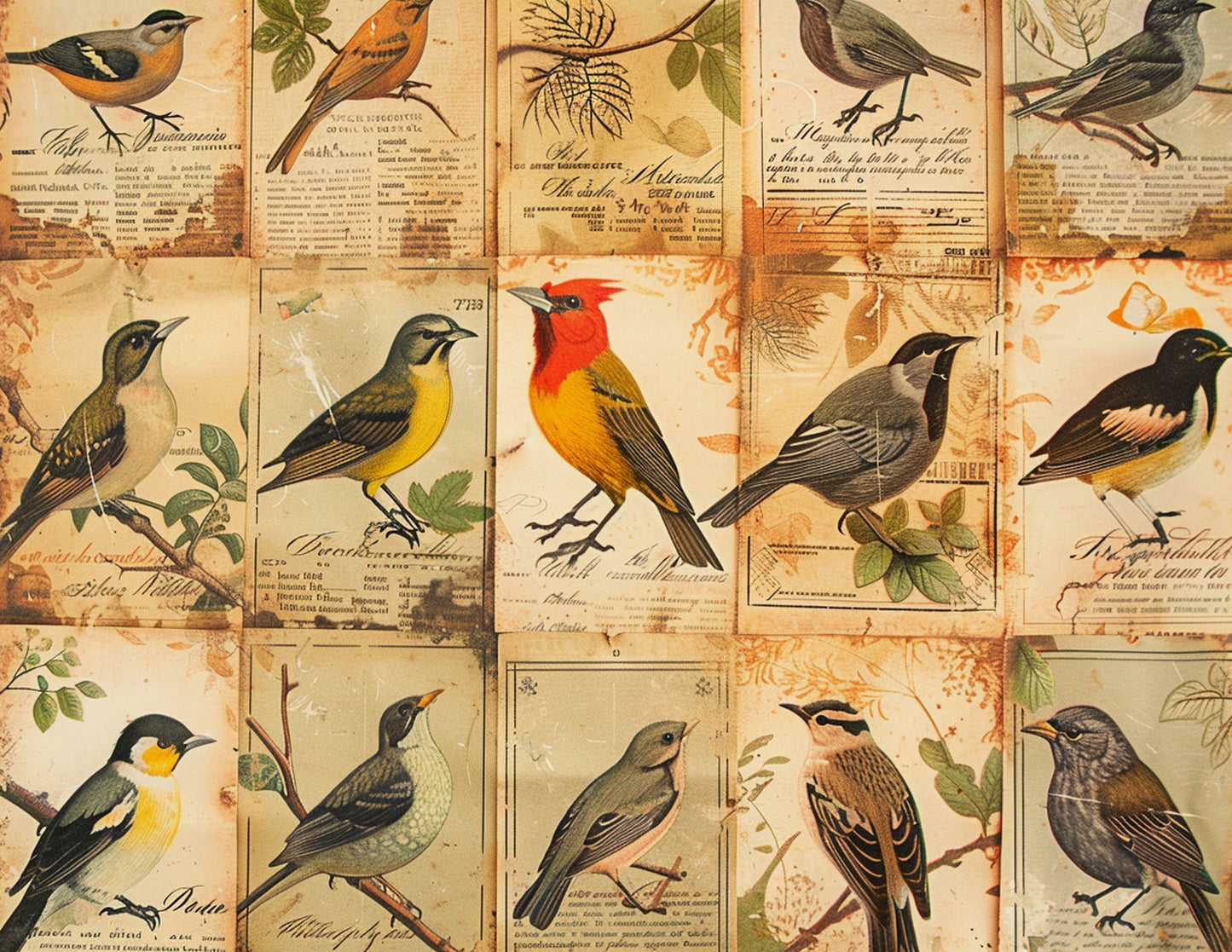 Naturalist Birds Paper Collection