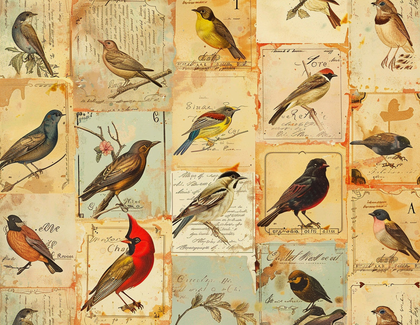 Naturalist Birds Paper Collection