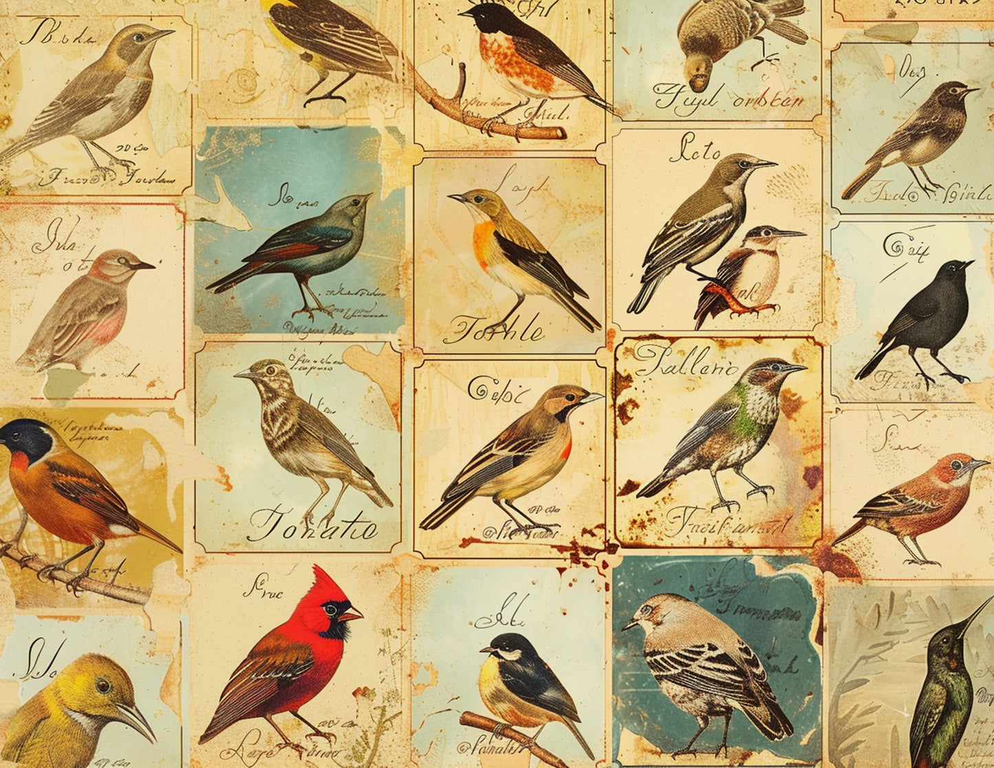 Naturalist Birds Paper Collection