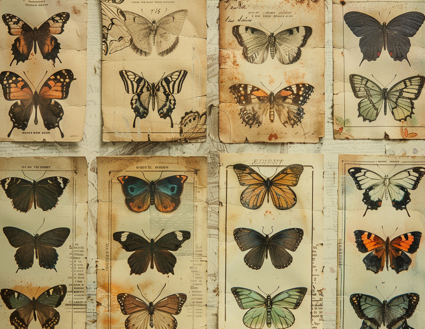 Naturalist Butterflies Paper Collection