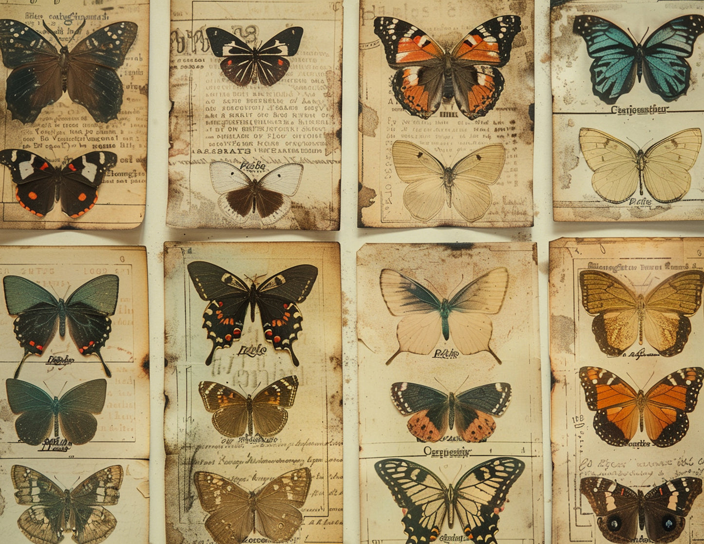 Naturalist Butterflies Paper Collection