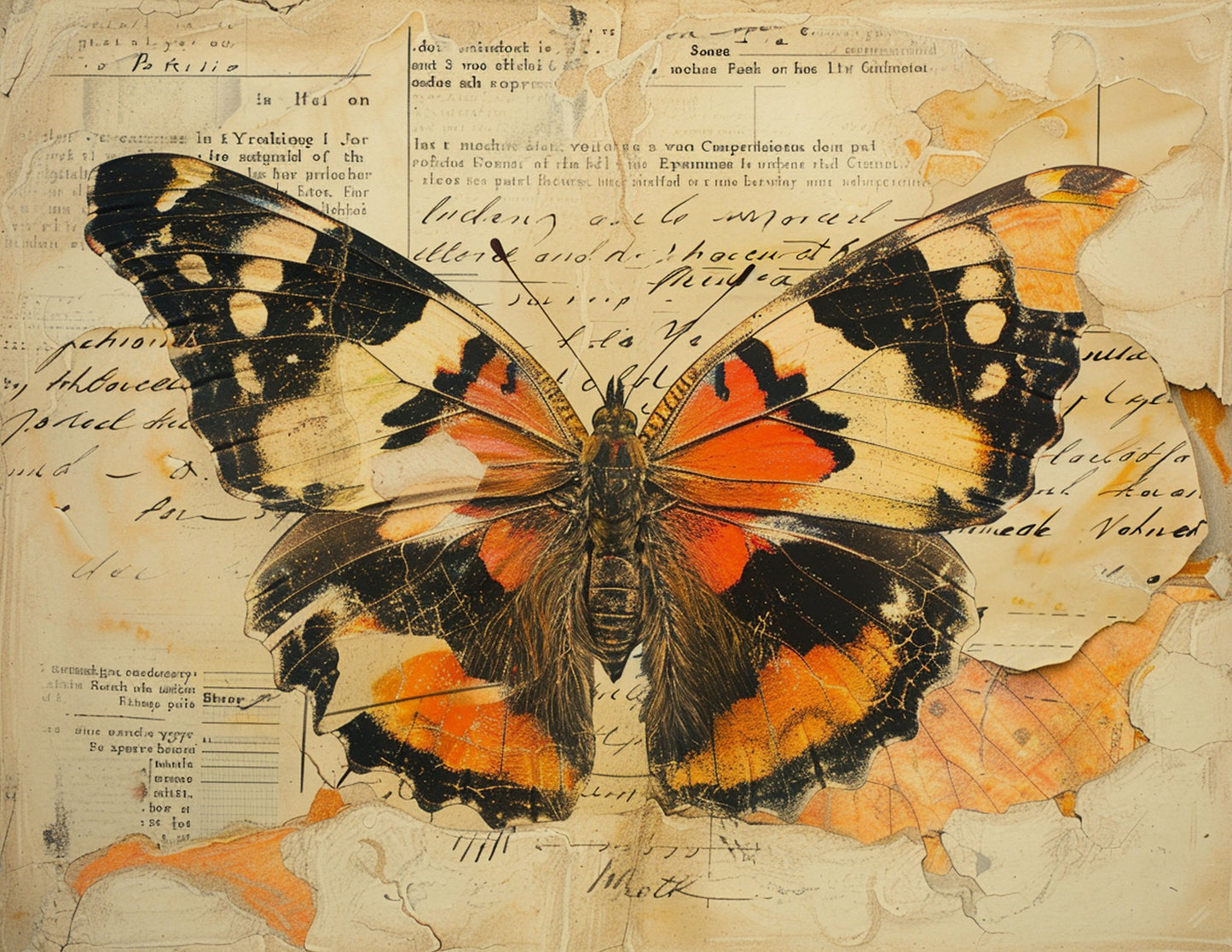 Naturalist Butterflies Paper Collection