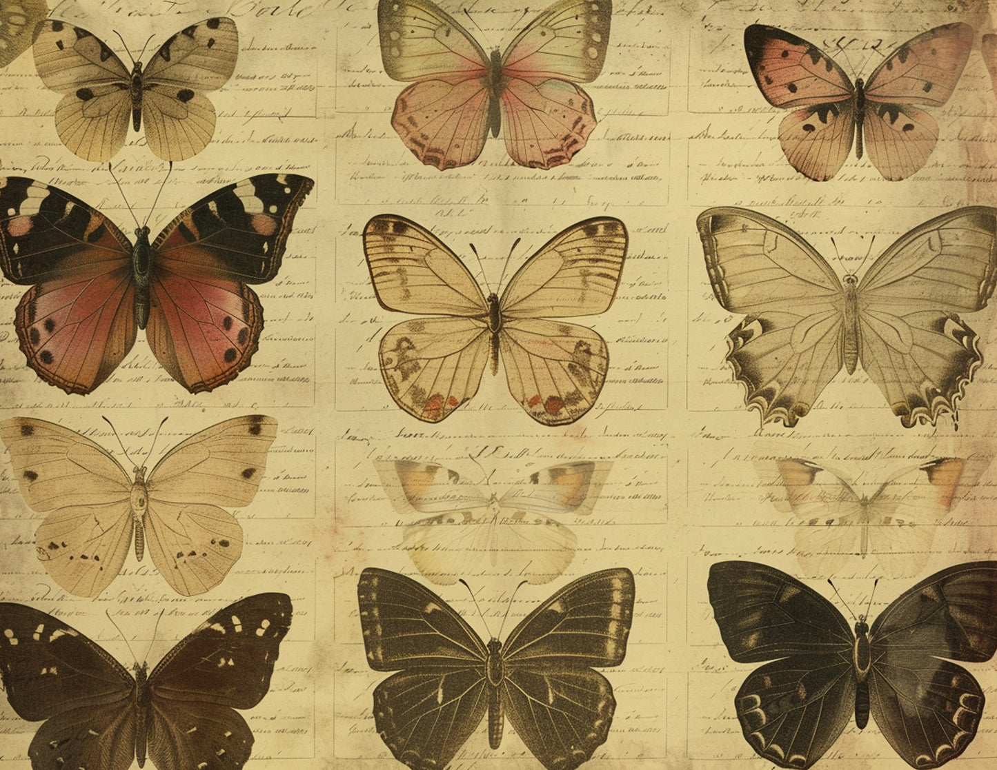 Naturalist Butterflies Paper Collection