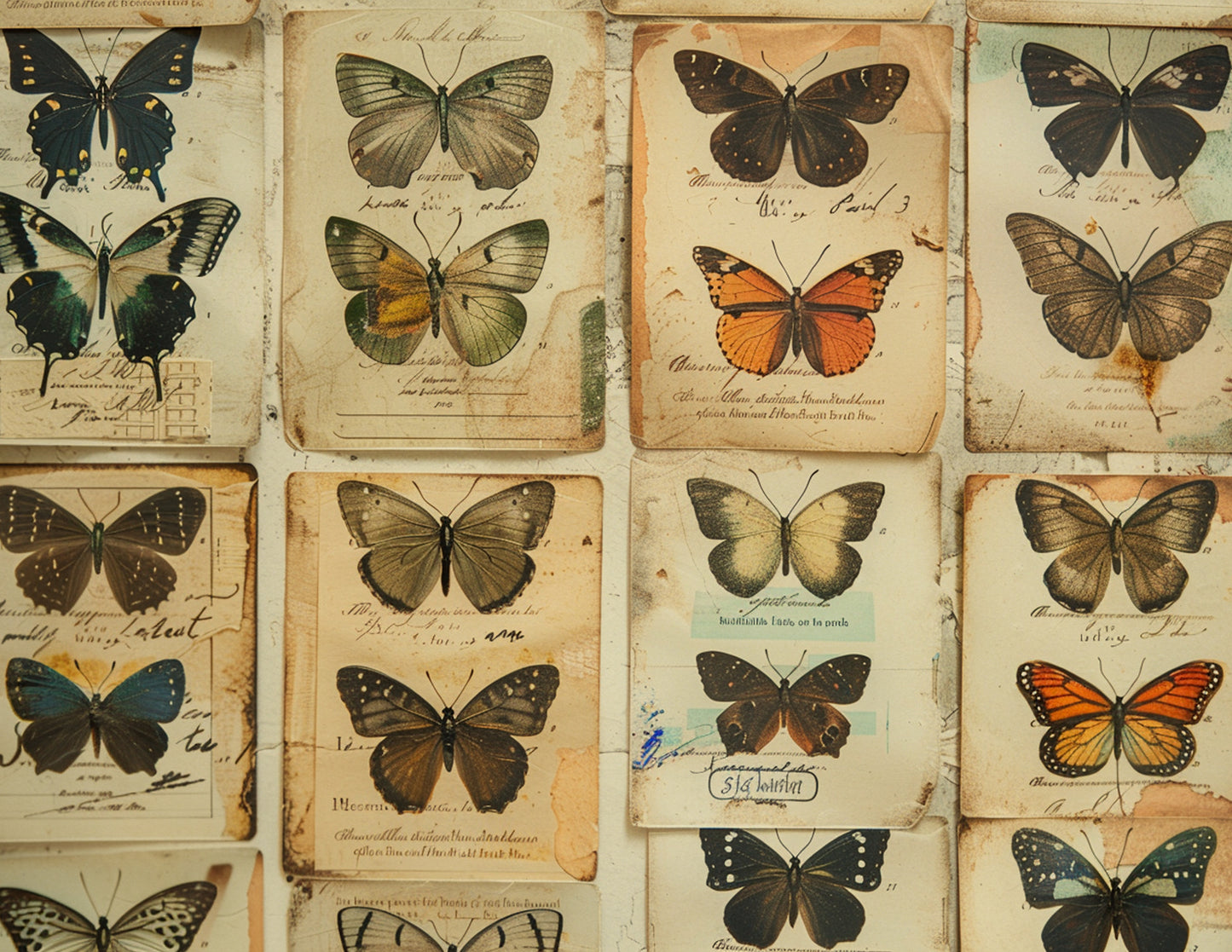 Naturalist Butterflies Paper Collection