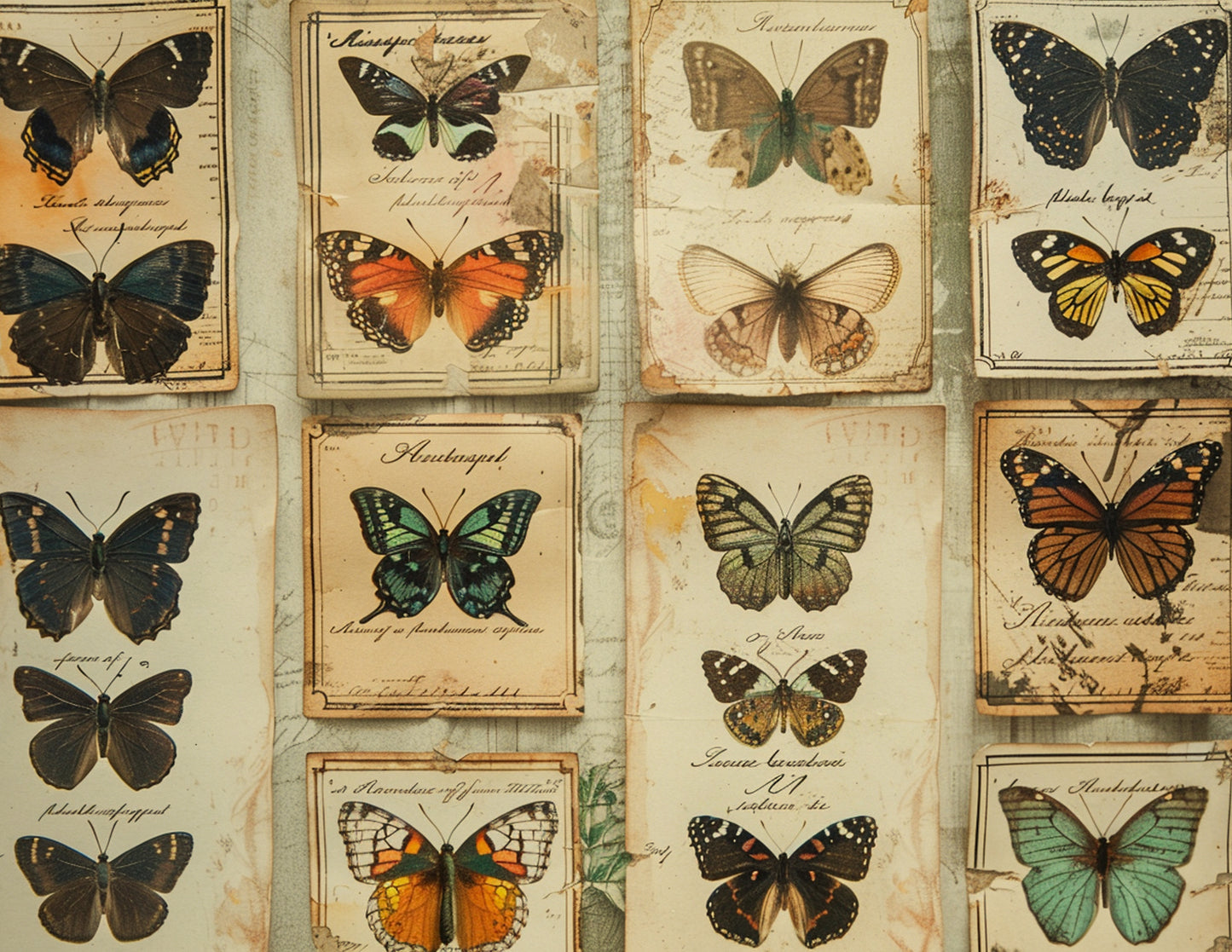 Naturalist Butterflies Paper Collection