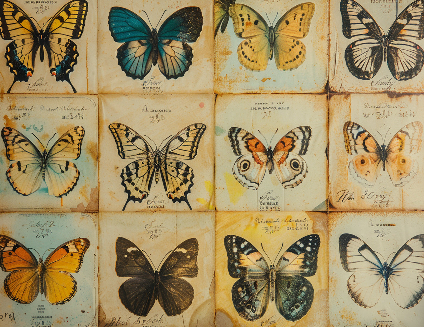 Naturalist Butterflies Paper Collection