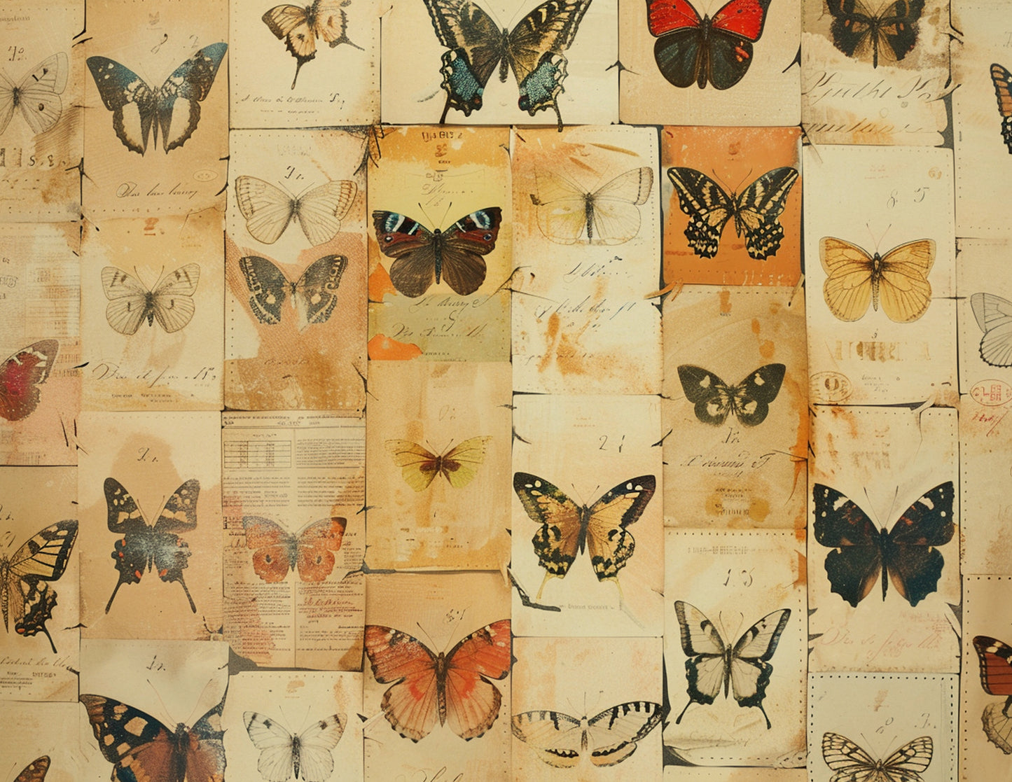 Naturalist Butterflies Paper Collection